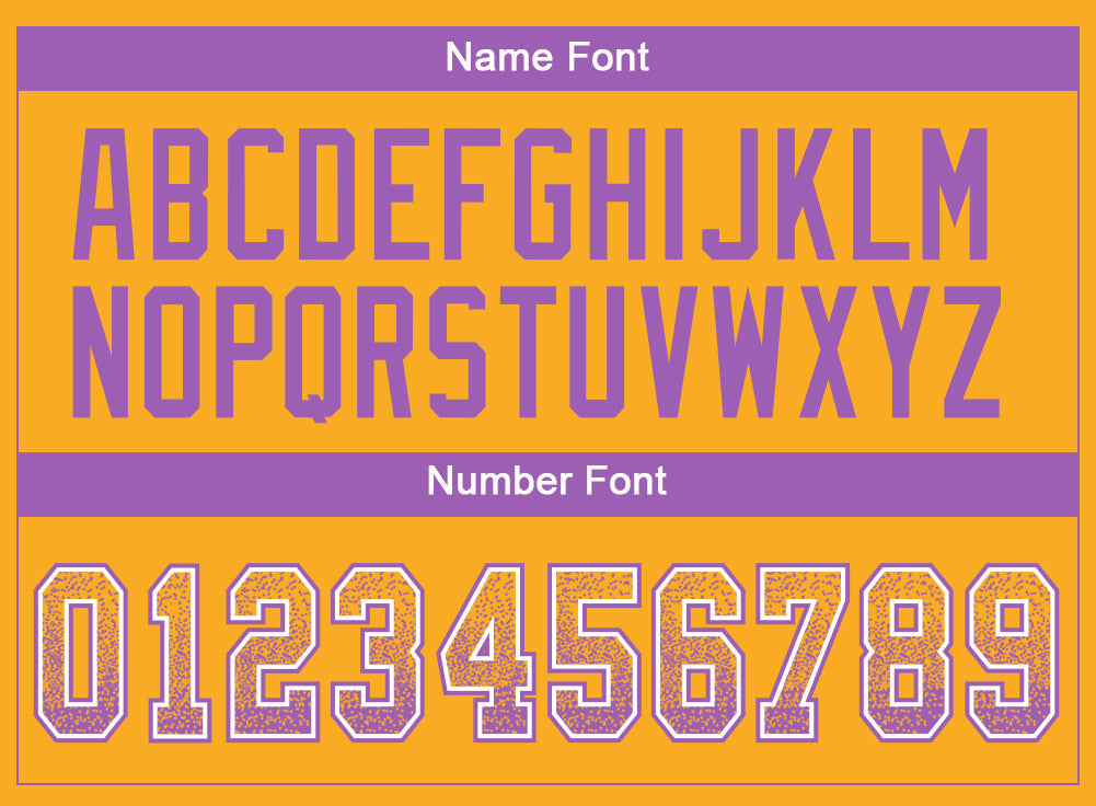 Custom Gold Medium Purple-White Drift Fashion Football Jersey view 4