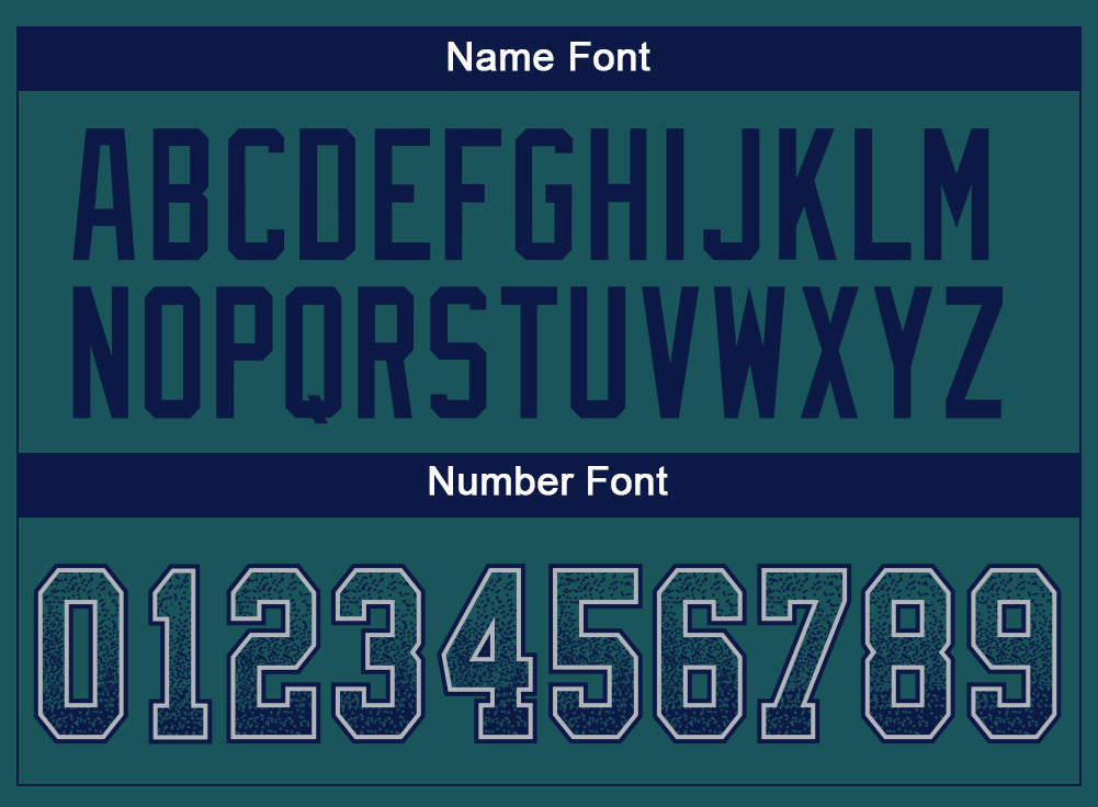 Custom Midnight Green Navy-Gray Drift Fashion Football Jersey view 4