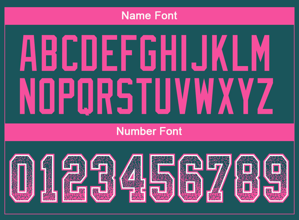 Custom Midnight Green Pink-White Drift Fashion Football Jersey view 4