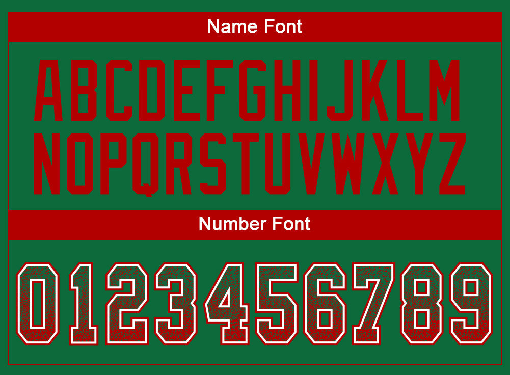 Custom Kelly Green Red-White Drift Fashion Football Jersey view 4