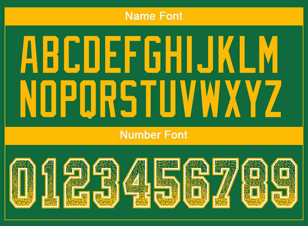 Custom Kelly Green Gold-White Drift Fashion Football Jersey view 4