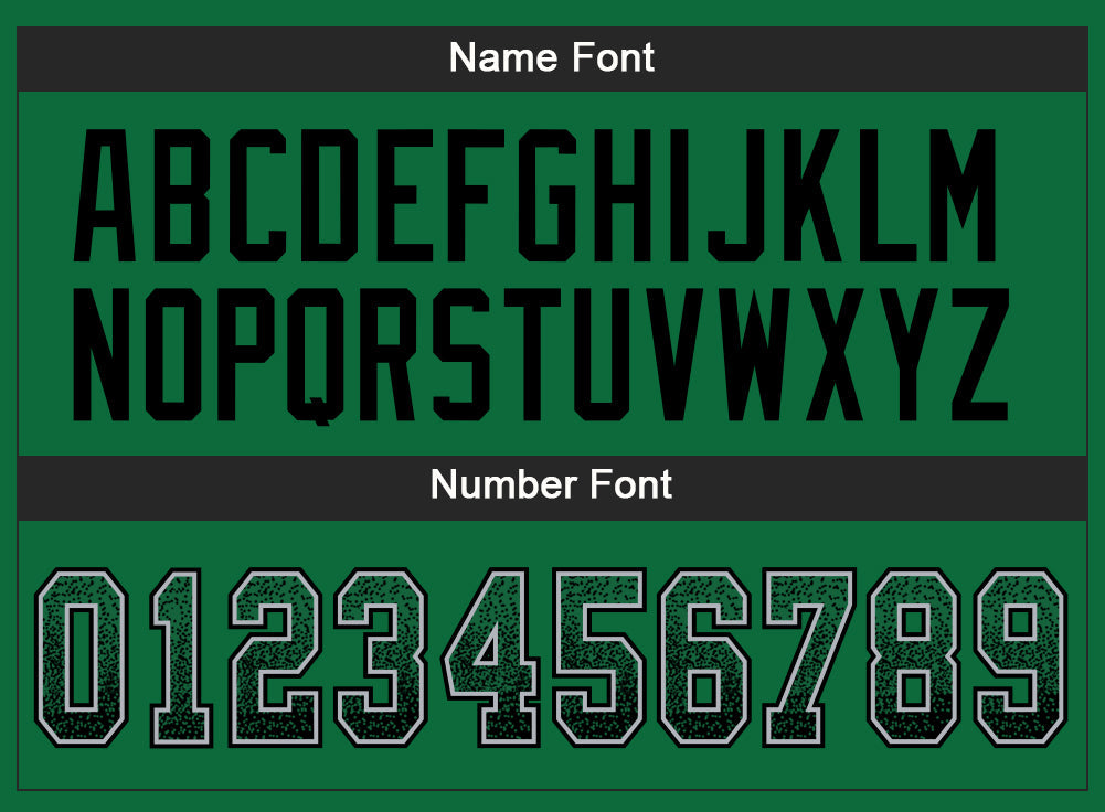 Custom Kelly Green Black-Gray Drift Fashion Football Jersey view 4