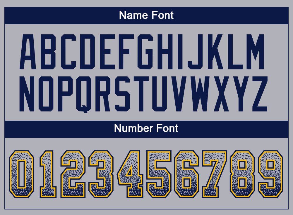 Custom Gray Navy-Gold Drift Fashion Football Jersey view 4