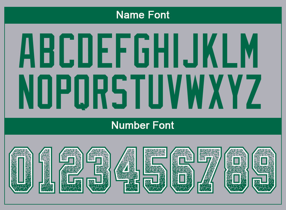 Custom Gray Kelly Green-White Drift Fashion Football Jersey view 4