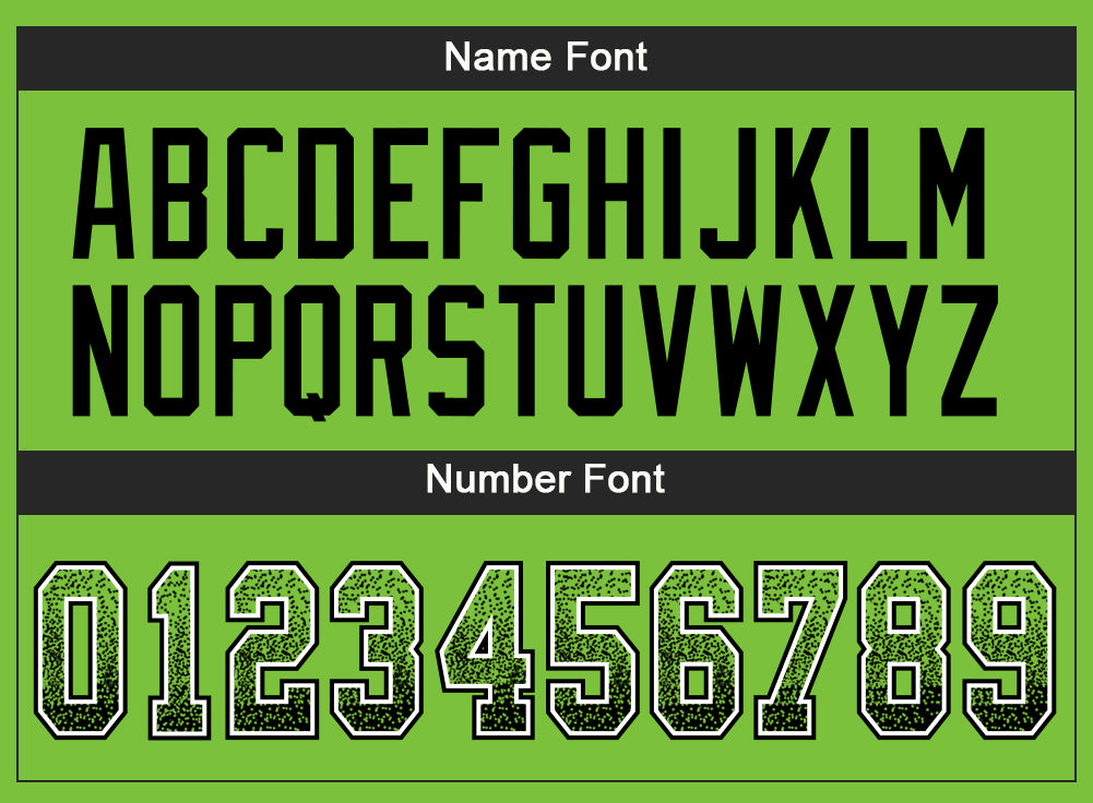 Custom Neon Green Black-White Drift Fashion Football Jersey view 4