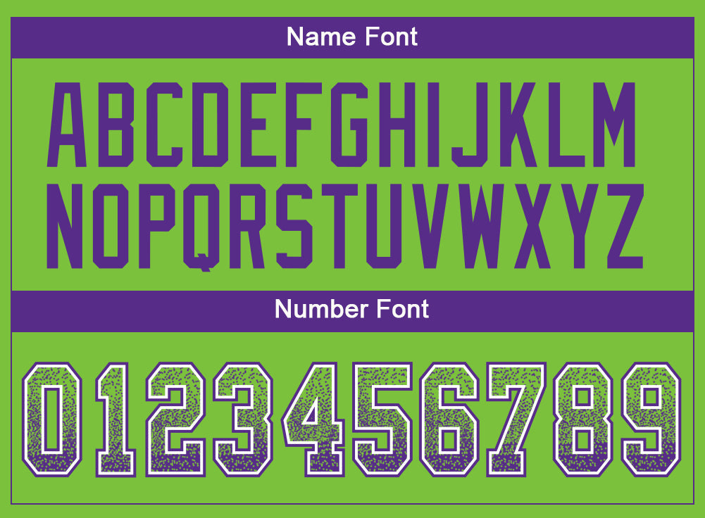 Custom Neon Green Purple-White Drift Fashion Football Jersey view 4
