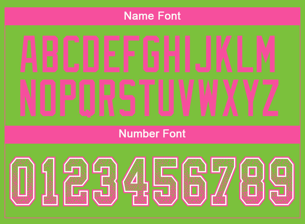 Custom Neon Green Pink-White Drift Fashion Football Jersey view 4