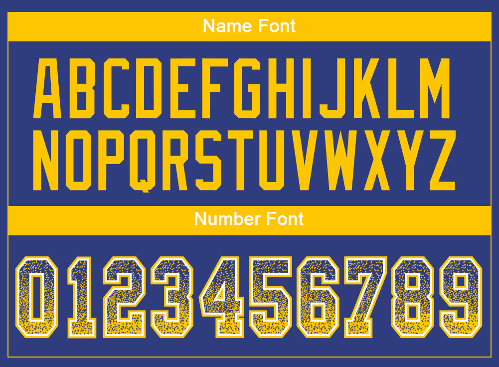 Custom Royal Yellow-White Drift Fashion Football Jersey view 4