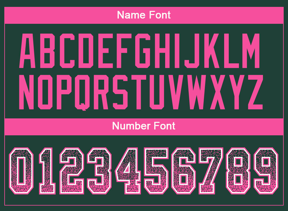 Custom Green Pink-White Drift Fashion Football Jersey view 4