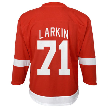 D.Red Wings #71 Dylan Larkin Toddler Replica Player Jersey Red Stitched American Hockey Jerseys - Main View