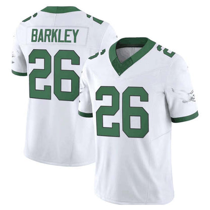 P.Eagles #26 Saquon Barkley White F.U.S.E Vapor Limited Jersey - Main View