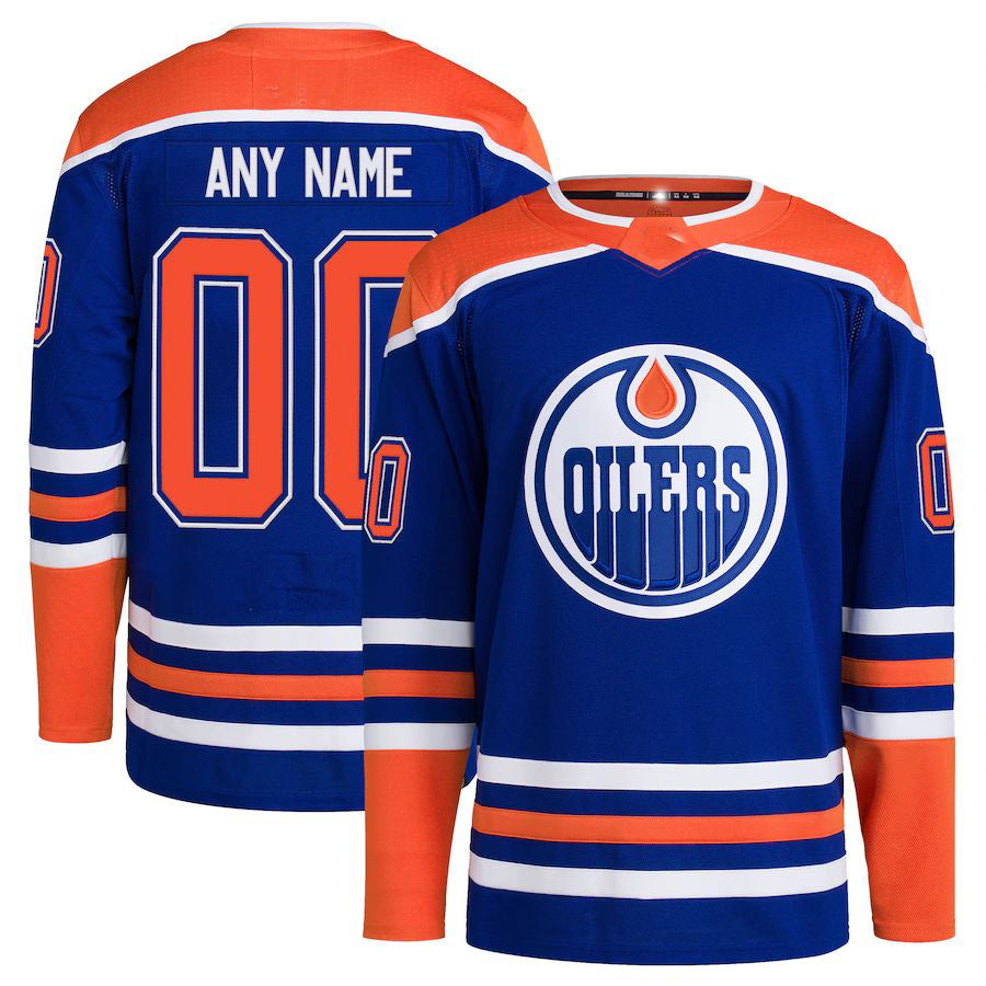 Custom E.Oilers Home Primegreen Authentic Pro Jersey Royal Stitched American Hockey Jerseys - Main View