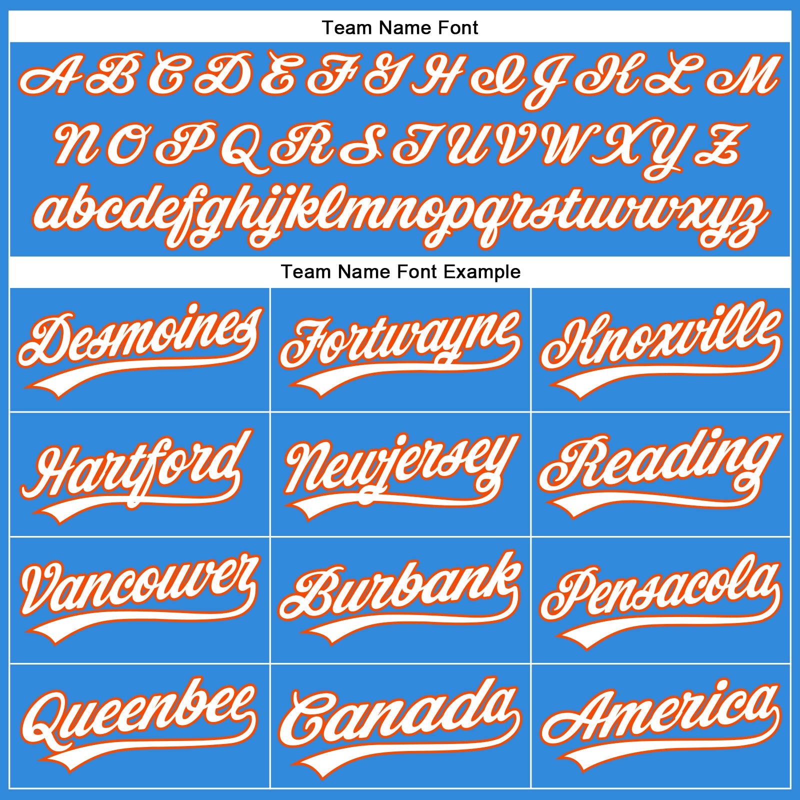 Custom Electric Blue White-Orange Authentic Baseball Jersey view 4