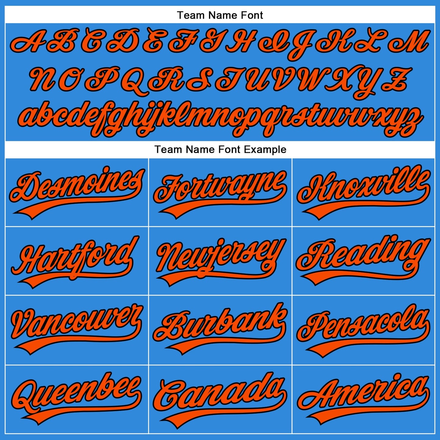 Custom Electric Blue Orange-Black Authentic Baseball Jersey view 4