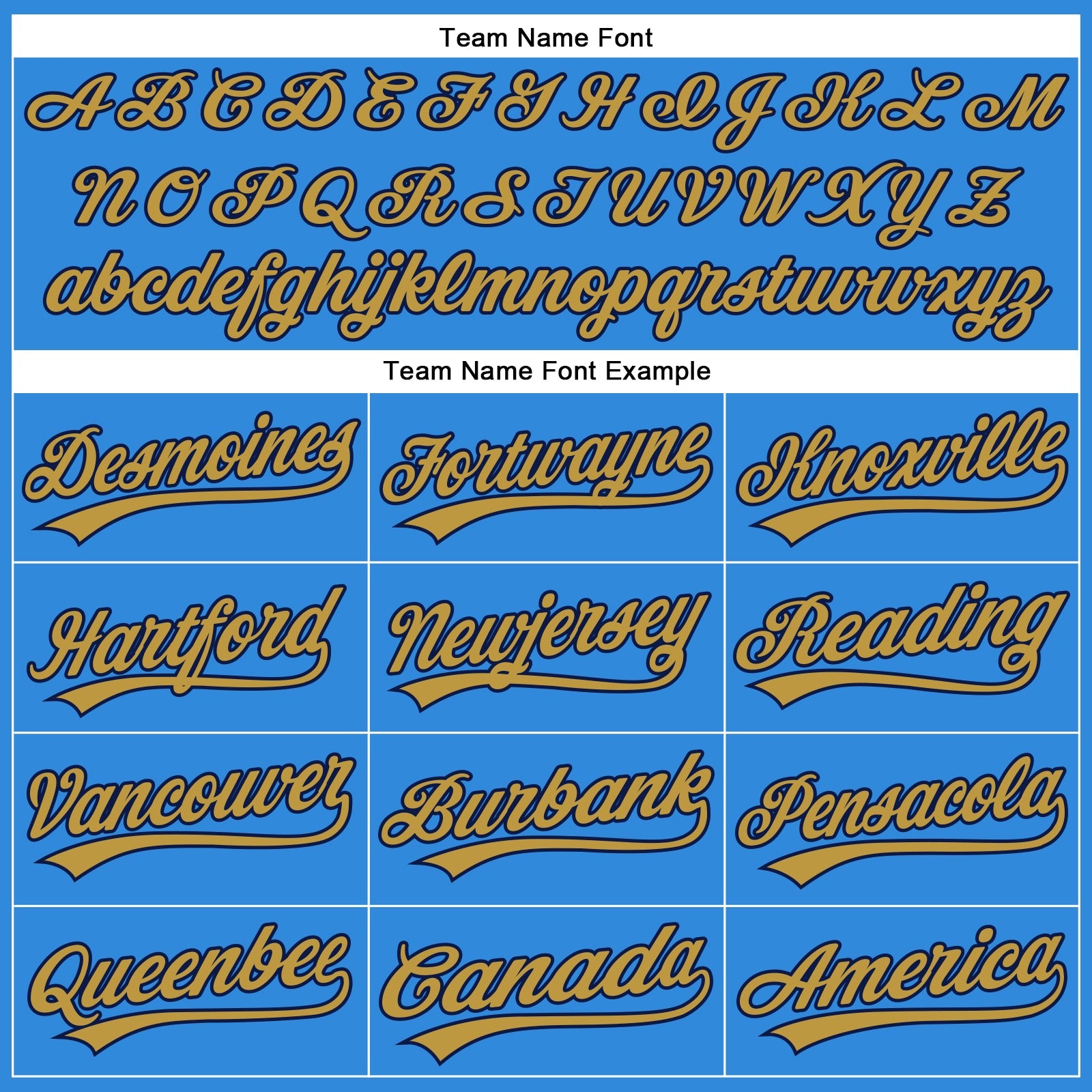 Custom Electric Blue Old Gold-Navy Authentic Baseball Jersey view 4