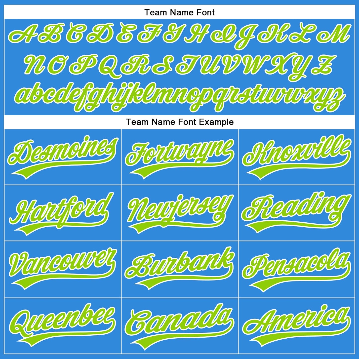 Custom Electric Blue Neon Green-White Authentic Baseball Jersey view 4