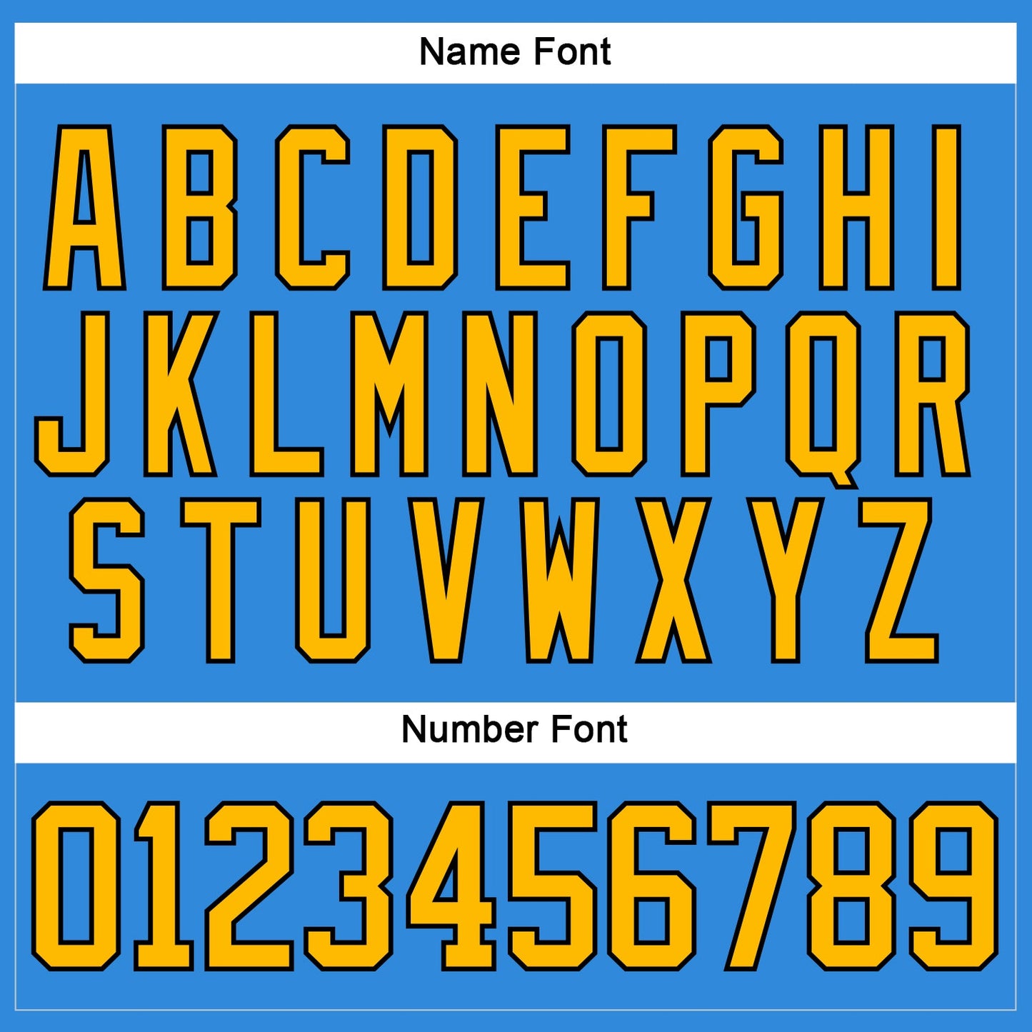 Custom Powder Blue Gold-Black Hockey Lace Neck Jersey view 5