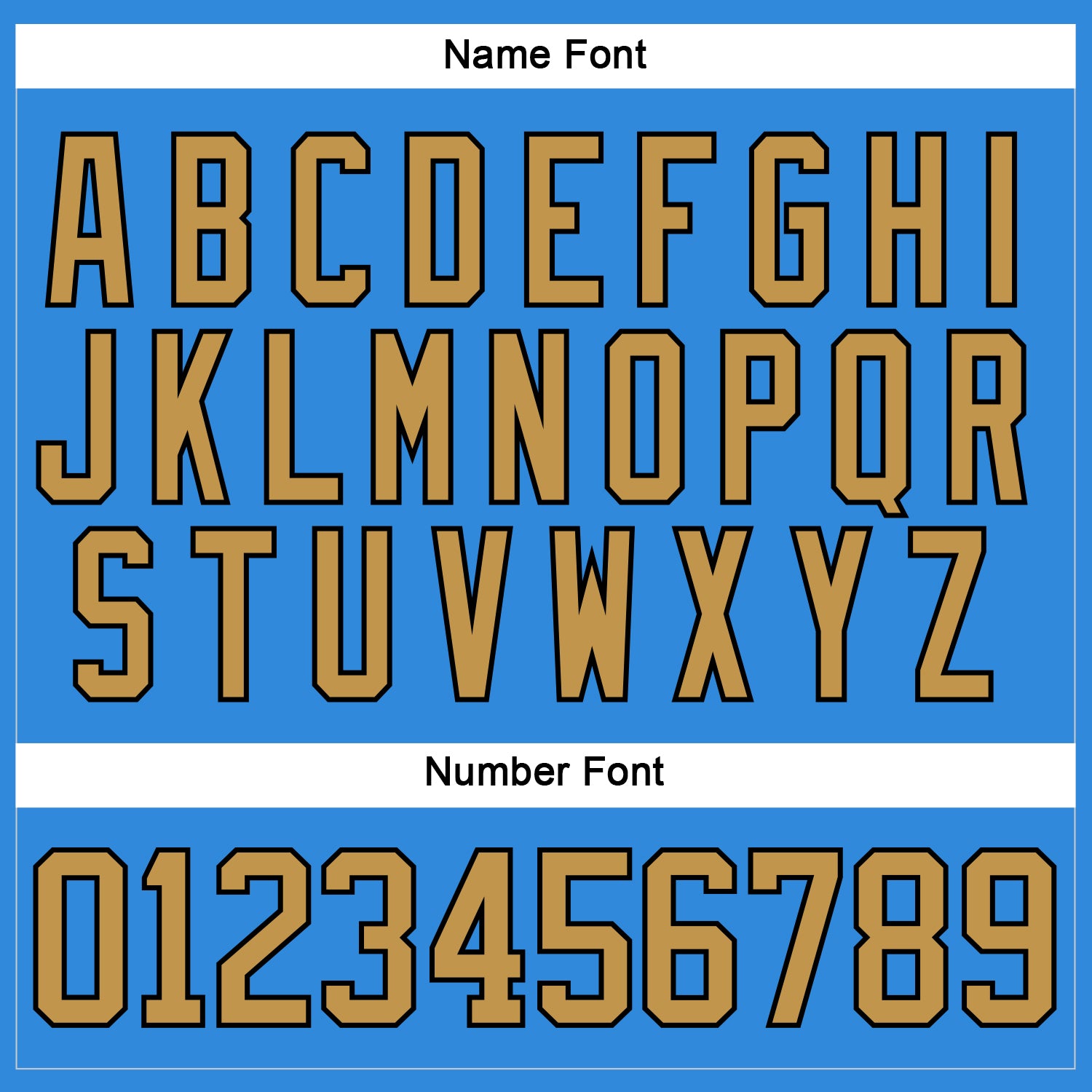Custom Powder Blue Old Gold-Black Hockey Lace Neck Jersey view 5