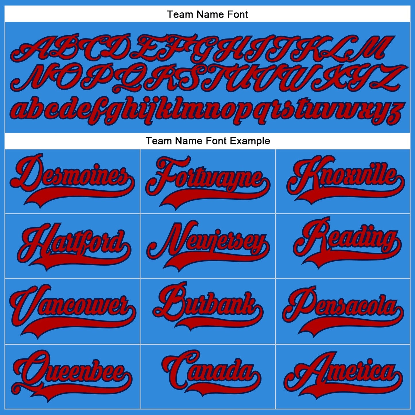 Custom Powder Blue Red-Navy Hockey Lace Neck Jersey view 4