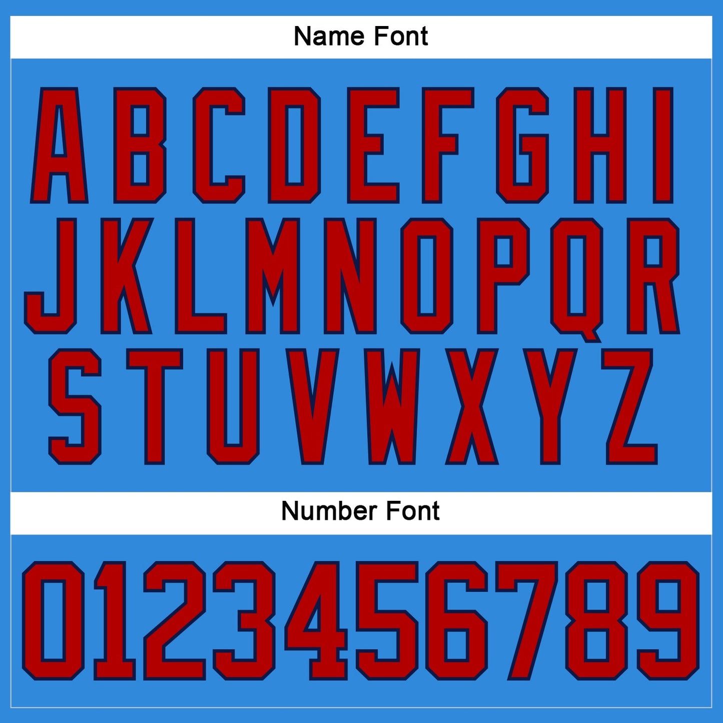 Custom Powder Blue Red-Navy Hockey Lace Neck Jersey view 5