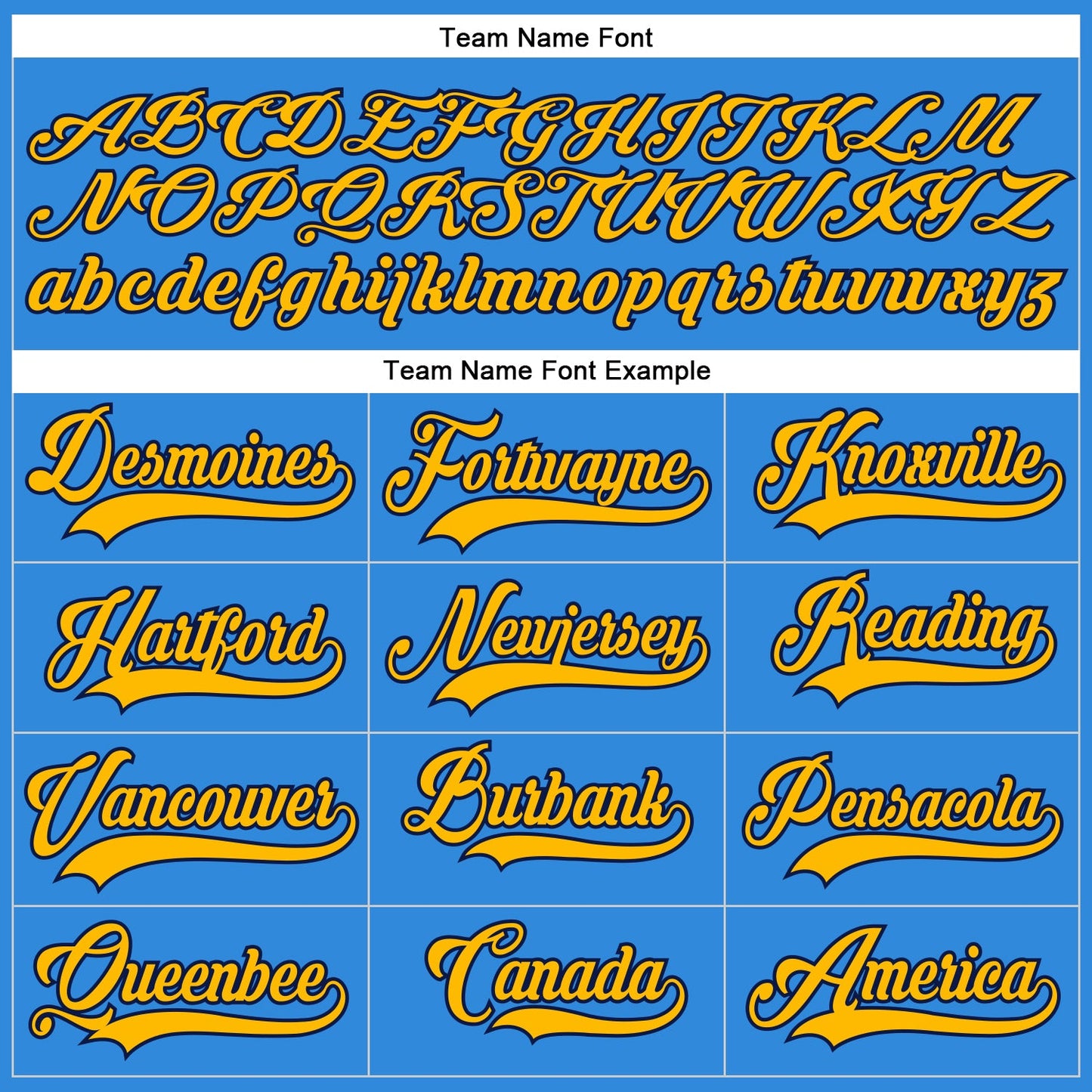 Custom Powder Blue Gold-Navy Hockey Lace Neck Jersey view 4