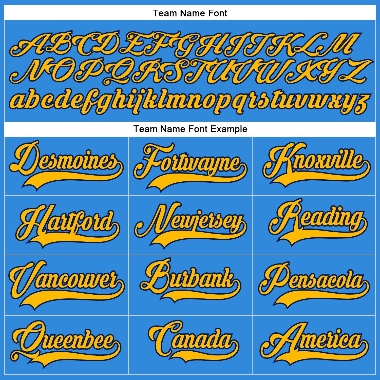 Custom Powder Blue Gold-Navy Hockey Lace Neck Jersey view 4