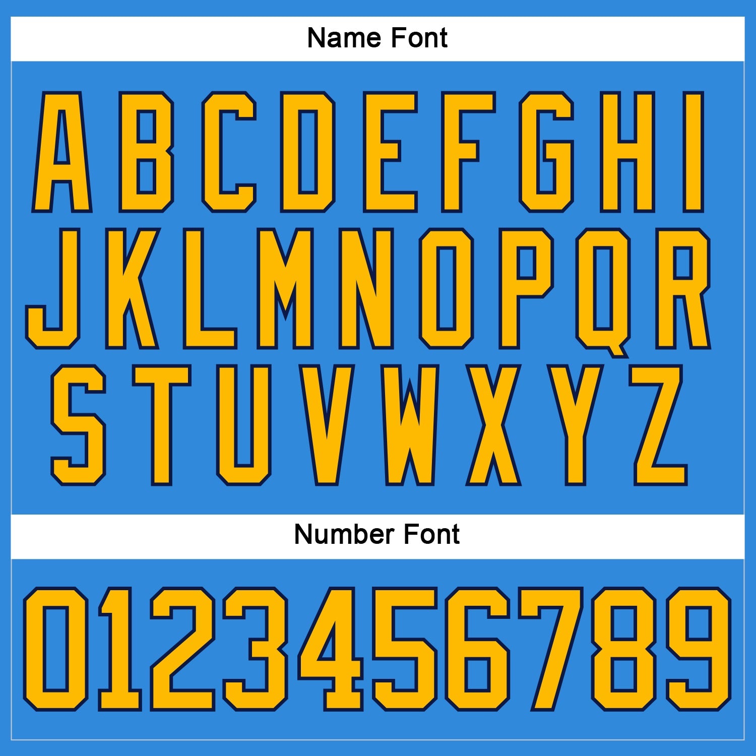 Custom Powder Blue Gold-Navy Hockey Lace Neck Jersey view 5