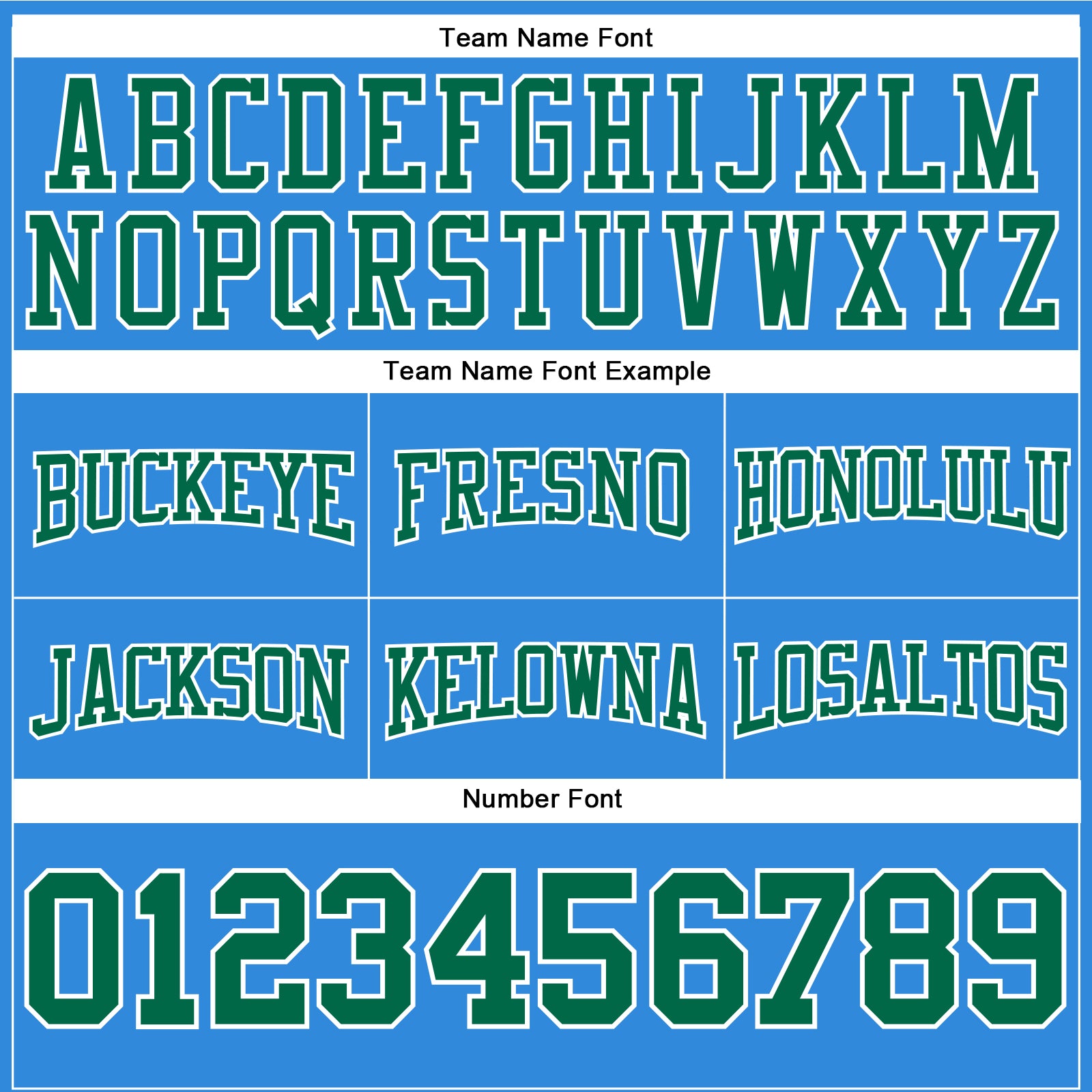 Custom Stitched Powder Blue Kelly Green-White Football Pullover Sweatshirt Hoodie view 3
