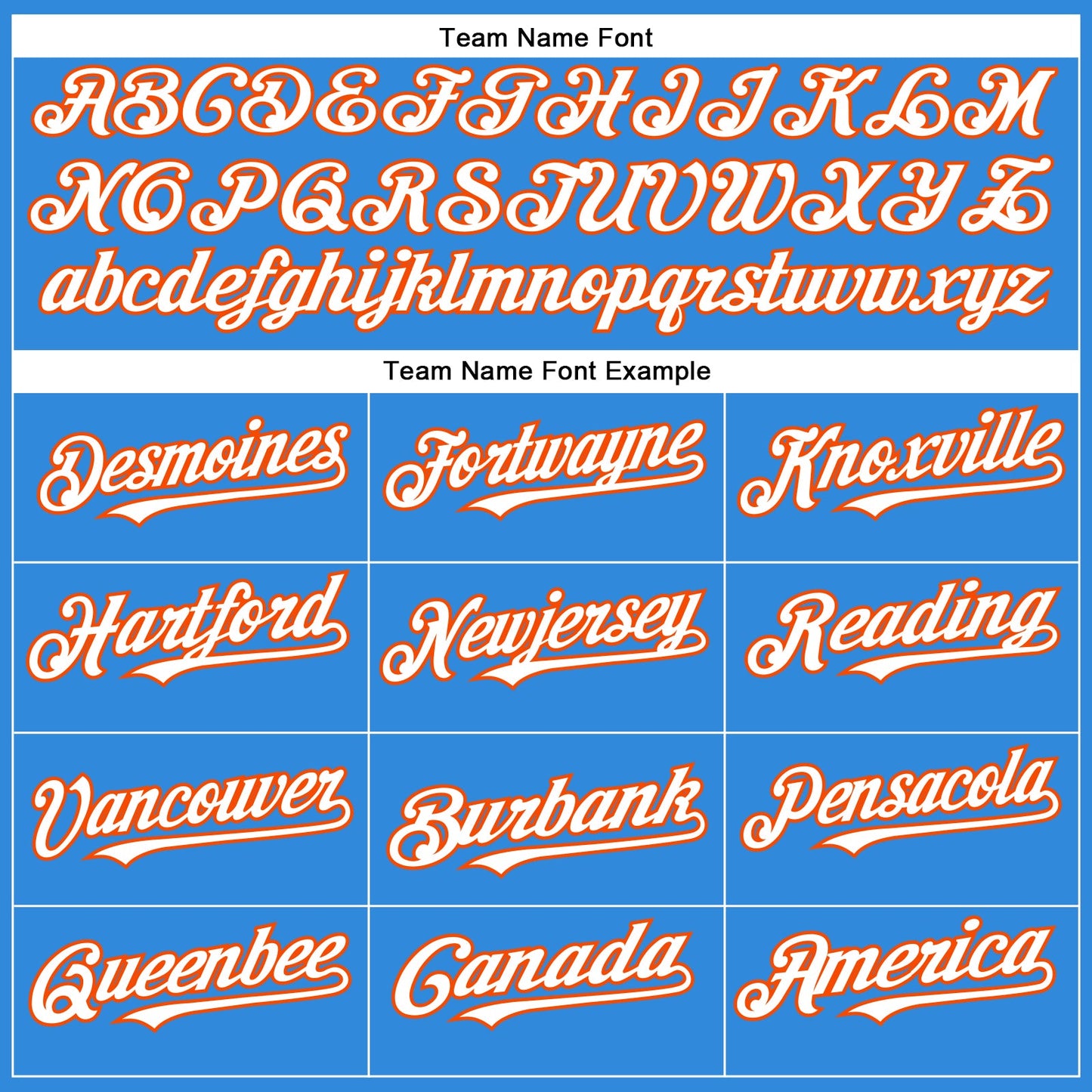 Custom Electric Blue White-Orange Authentic Baseball Jersey view 4