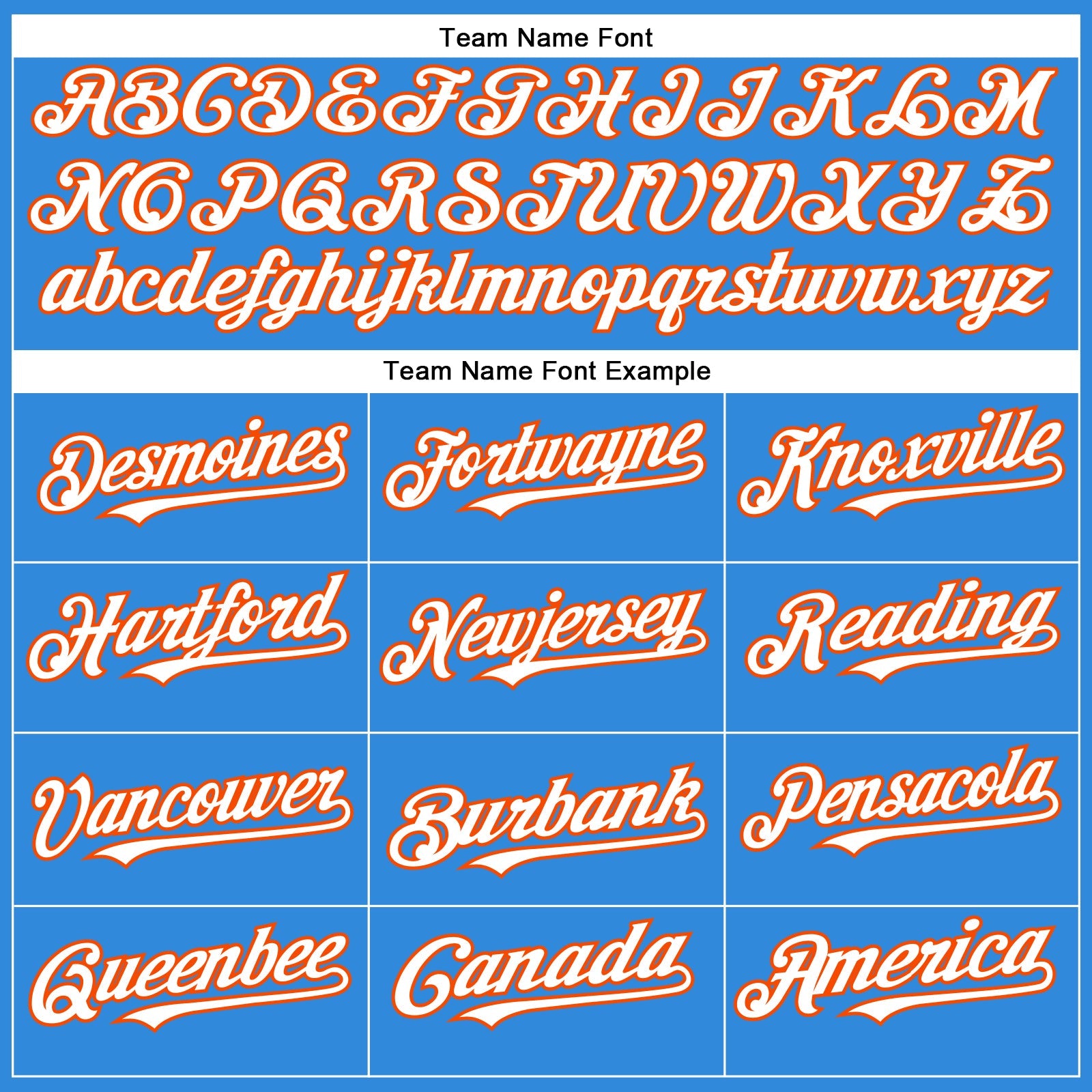 Custom Electric Blue White-Orange Authentic Baseball Jersey view 4