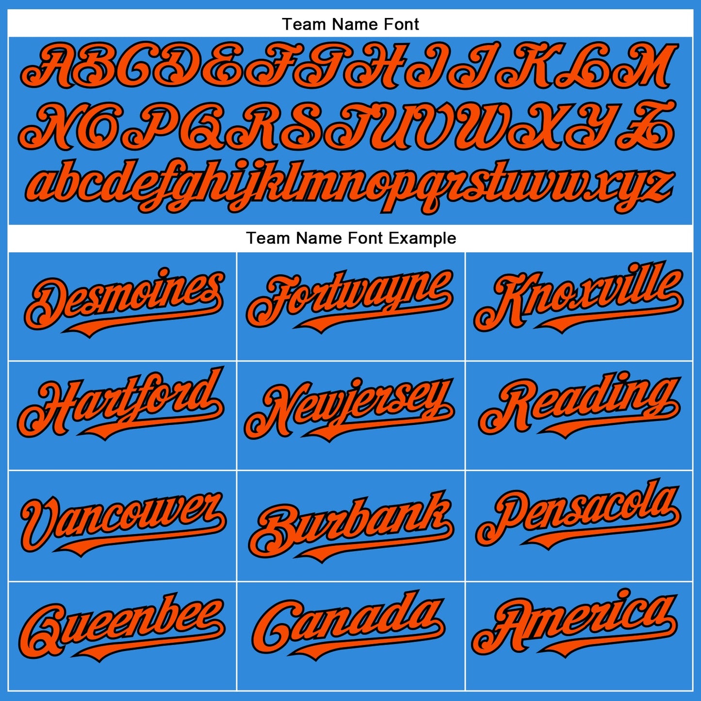 Custom Electric Blue Orange-Black Authentic Baseball Jersey view 4