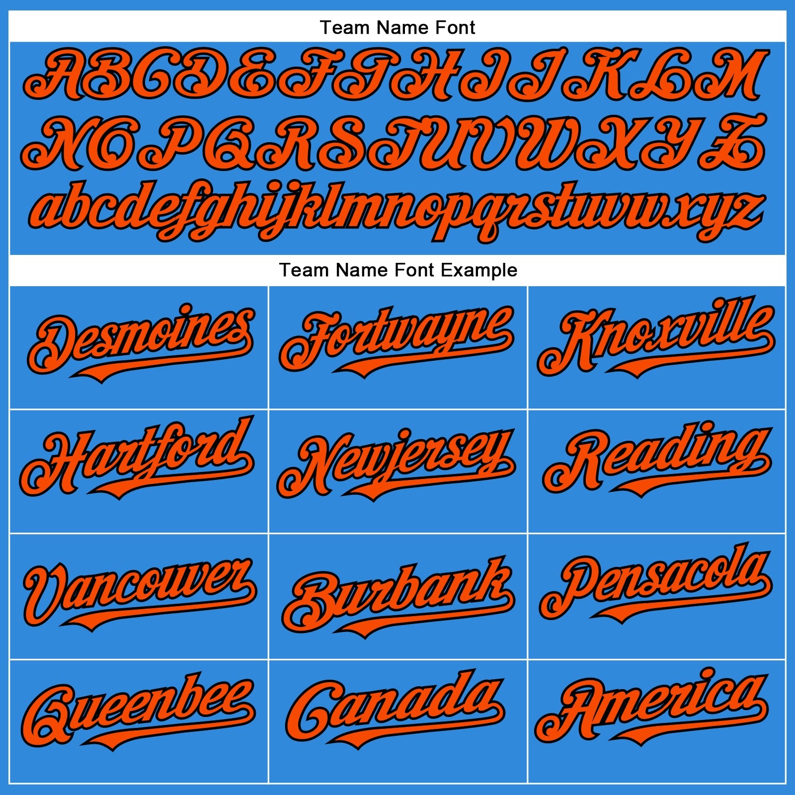 Custom Electric Blue Orange-Black Authentic Baseball Jersey view 4
