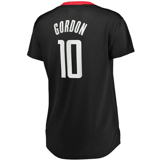 H.Rockets #10 Eric Gordon Fanatics Branded Women's Fast Break Player Replica Jersey Statement Edition Black Stitched American Basketball Jersey - Main View