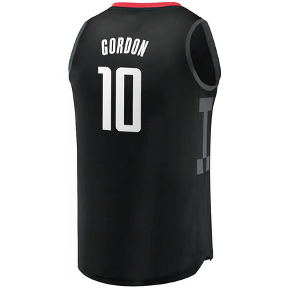 H.Rockets #10 Eric Gordon Fanatics Branded Fast Break Replica Jersey Statement Edition Black Stitched American Basketball Jersey - Main View