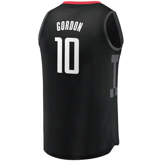 H.Rockets #10 Eric Gordon Fanatics Branded Fast Break Replica Jersey Statement Edition Black Stitched American Basketball Jersey - Main View