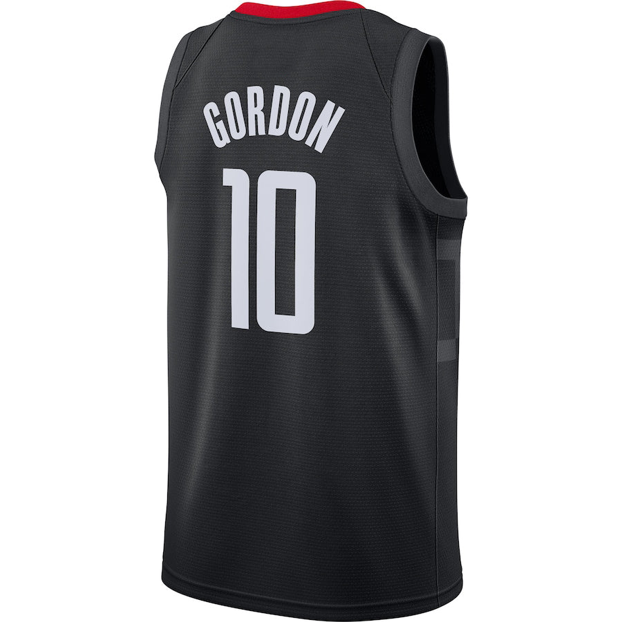 H.Rockets #10 Eric Gordon Swingman Jersey Statement Edition Black Stitched American Basketball Jersey - Main View