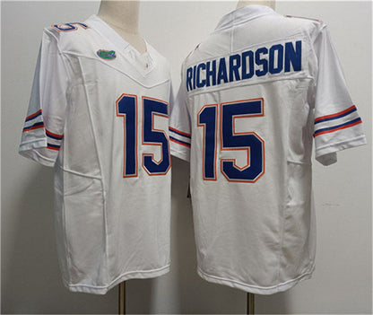F.Gators #15 Anthony Richardson White Stitched Jersey College Jerseys - Main View