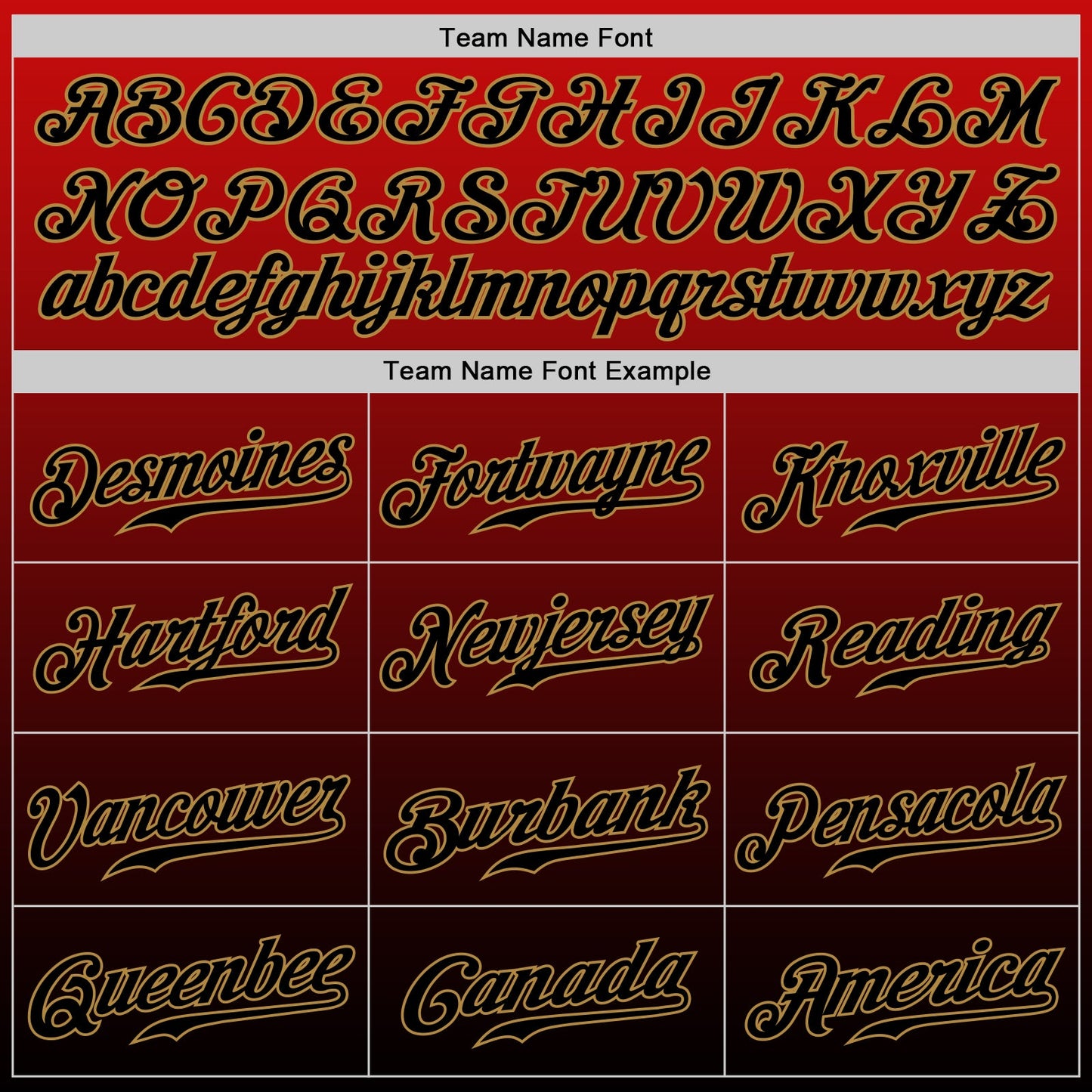 Custom Red Black-Old Gold Authentic Fade Fashion Baseball Jersey view 5