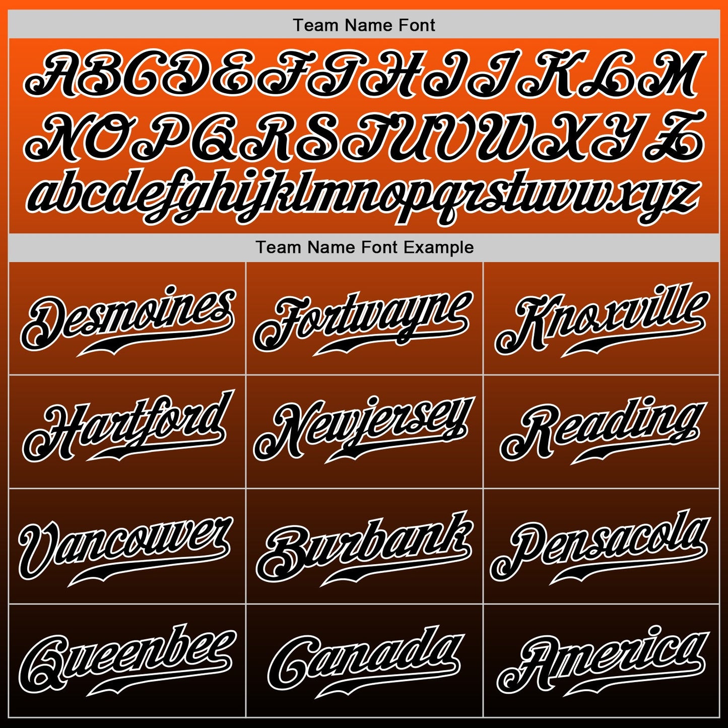 Custom Orange Black-White Authentic Fade Fashion Baseball Jersey view 5