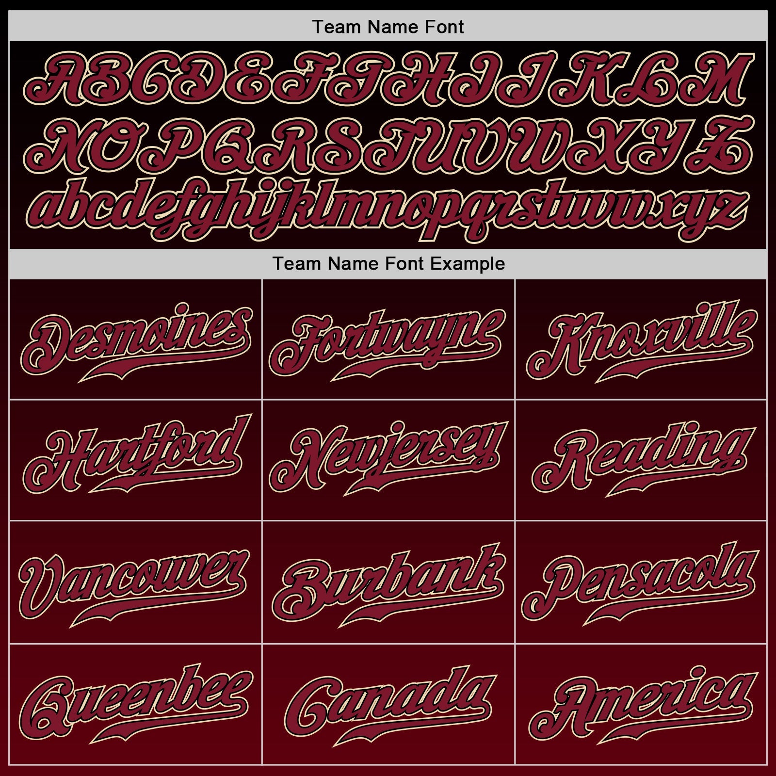 Custom Black Crimson-Cream Authentic Fade Fashion Baseball Jersey view 5