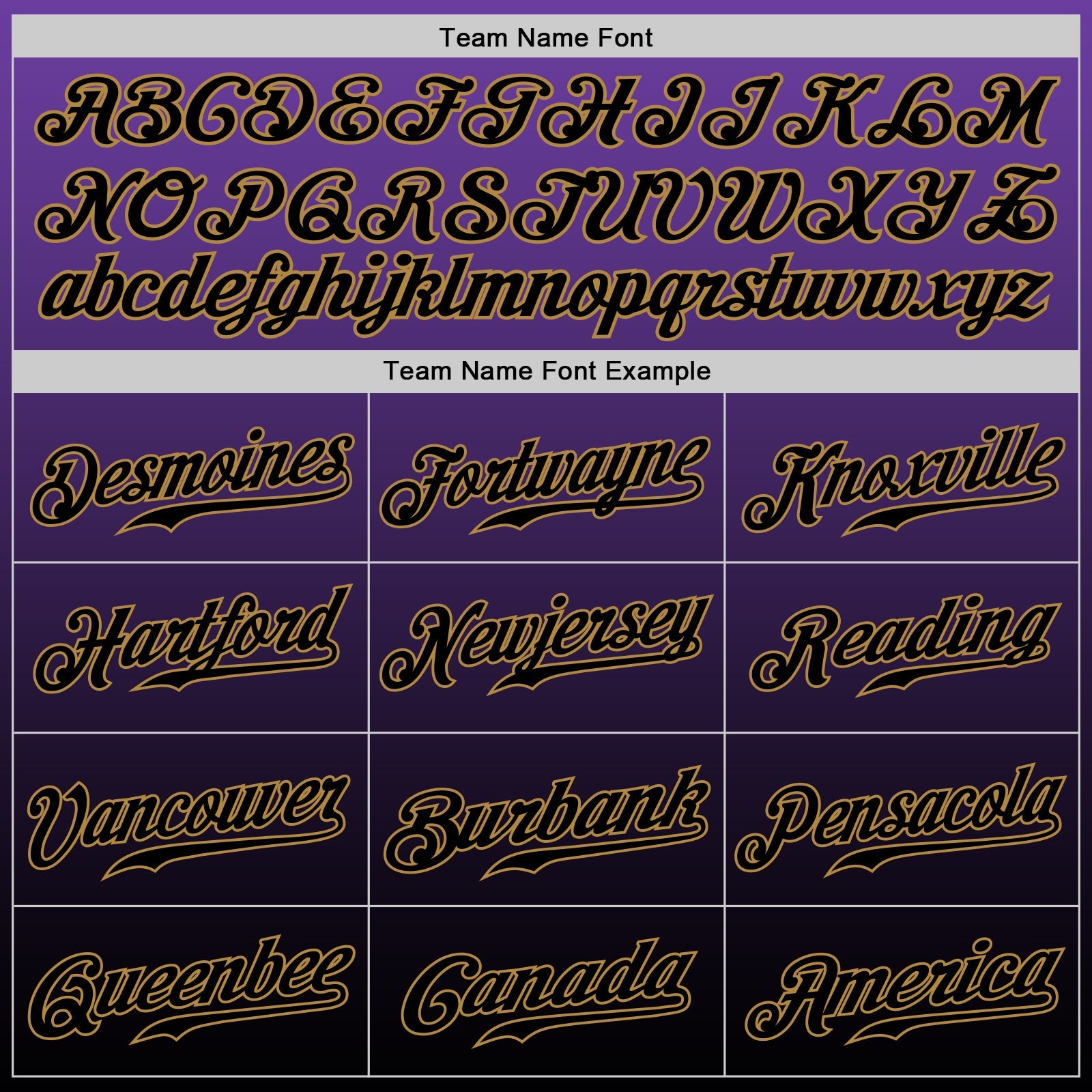 Custom Purple Black-Old Gold Authentic Fade Fashion Baseball Jersey view 5