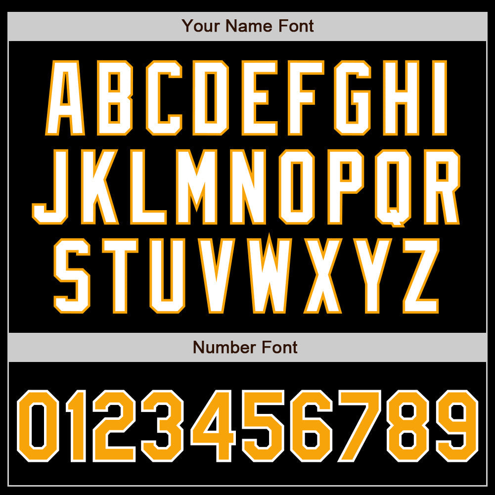 Custom Black Gold Gray-White Authentic Gradient Fashion Baseball Jersey view 3