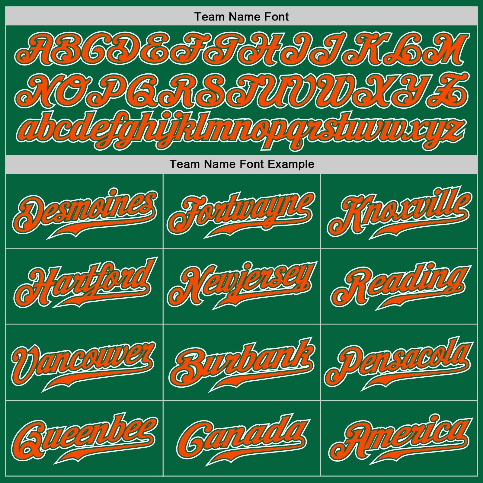 Custom Kelly Green Orange-White Authentic Gradient Fashion Baseball Jersey view 4