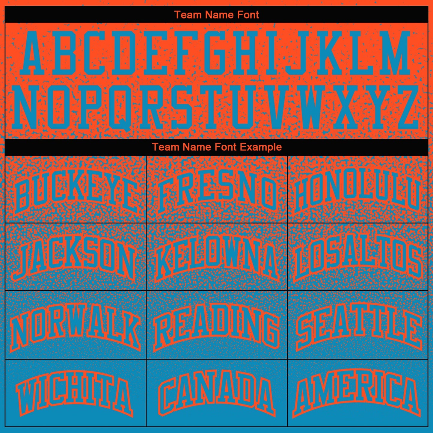 Custom Stitched Orange Panther Blue Fade Fashion Sports Pullover Sweatshirt Hoodie view 3