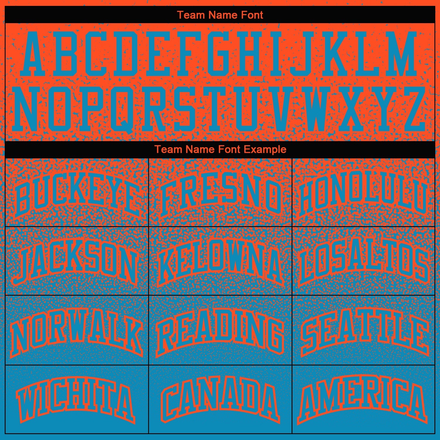 Custom Stitched Orange Panther Blue Fade Fashion Sports Pullover Sweatshirt Hoodie view 3