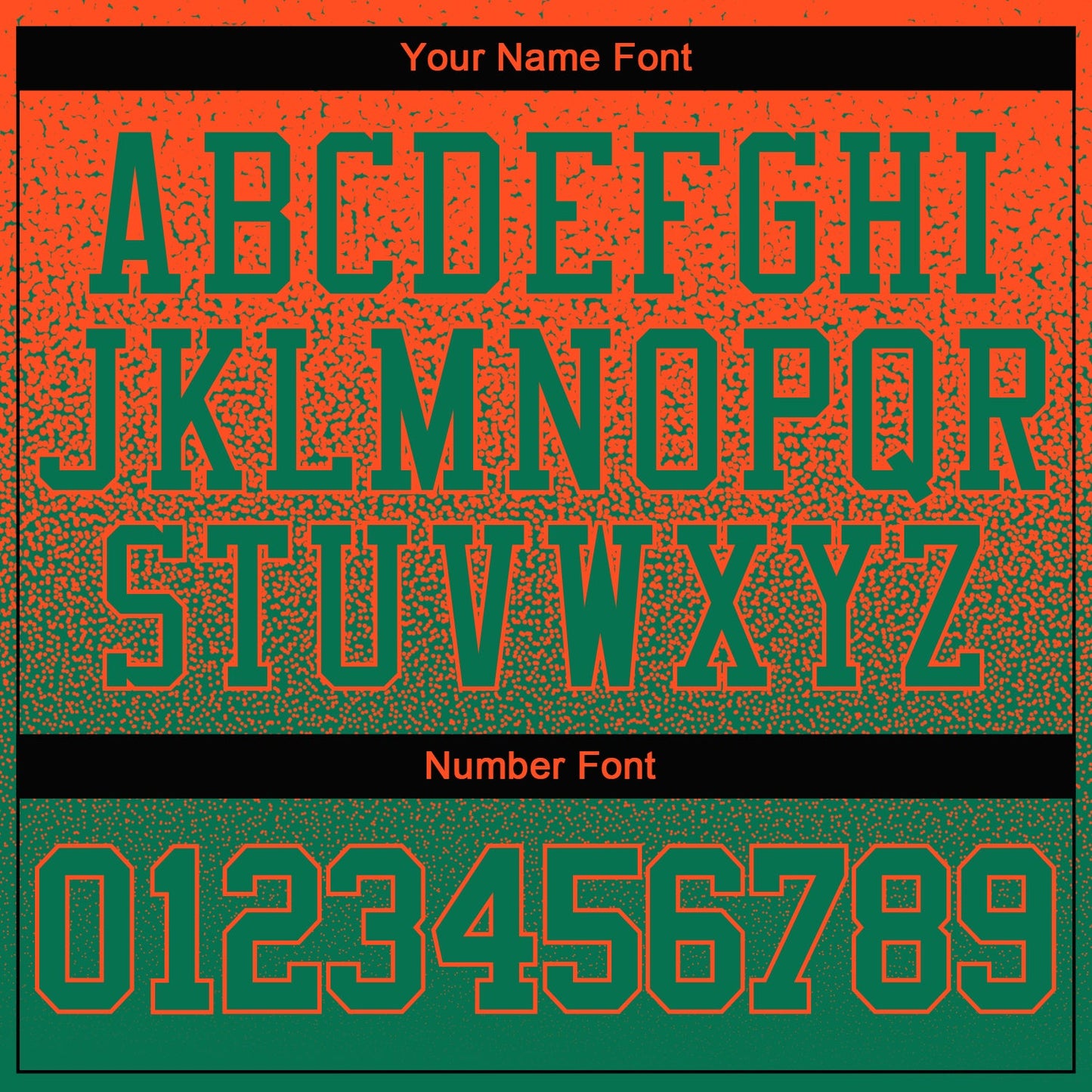 Custom Stitched Orange Kelly Green Fade Fashion Sports Pullover Sweatshirt Hoodie view 4