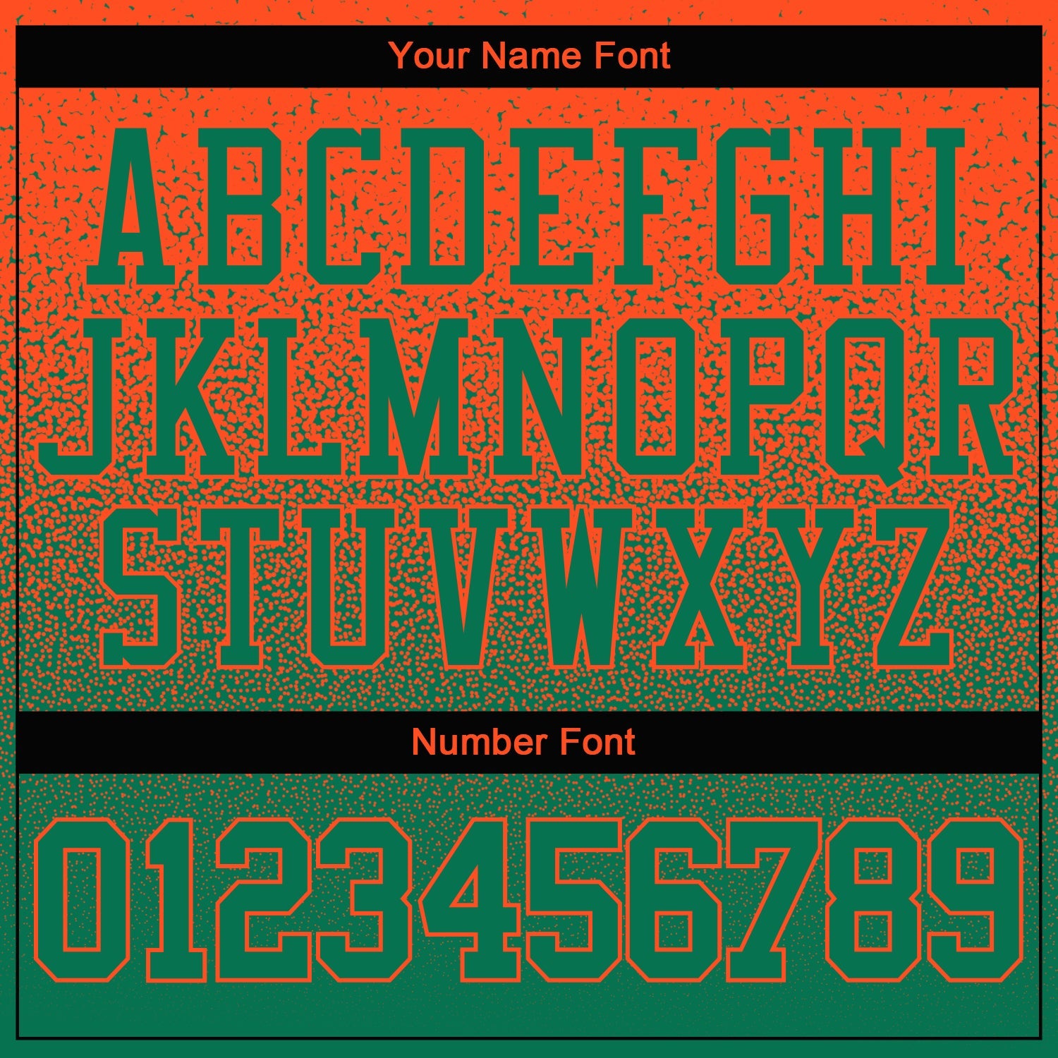 Custom Stitched Orange Kelly Green Fade Fashion Sports Pullover Sweatshirt Hoodie view 4