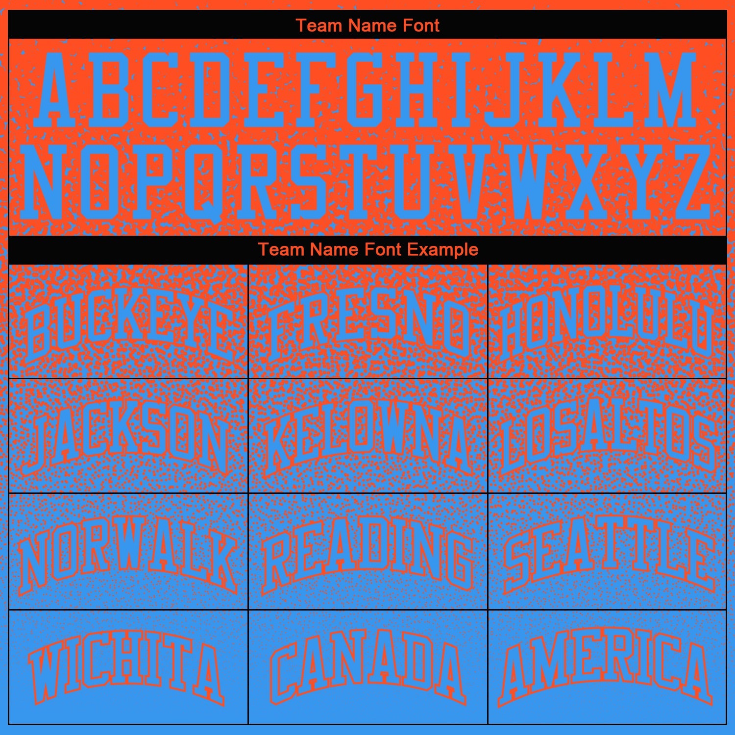 Custom Stitched Orange Powder Blue Fade Fashion Sports Pullover Sweatshirt Hoodie view 3