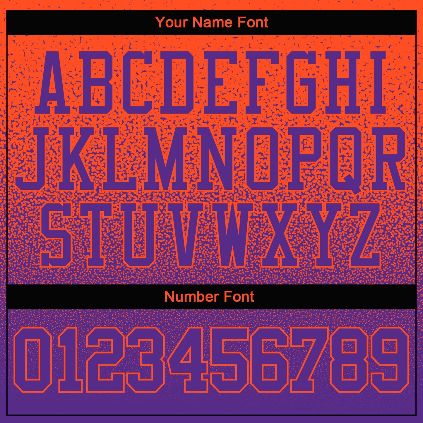 Custom Stitched Orange Purple Fade Fashion Sports Pullover Sweatshirt Hoodie view 4