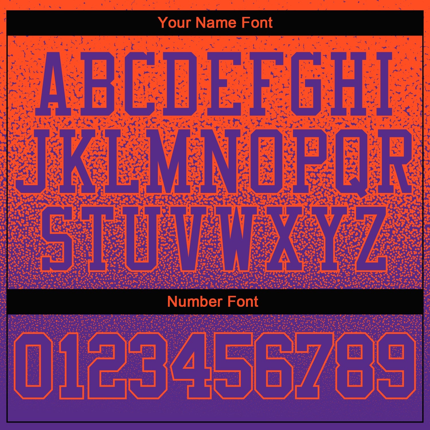 Custom Stitched Orange Purple Fade Fashion Sports Pullover Sweatshirt Hoodie view 4
